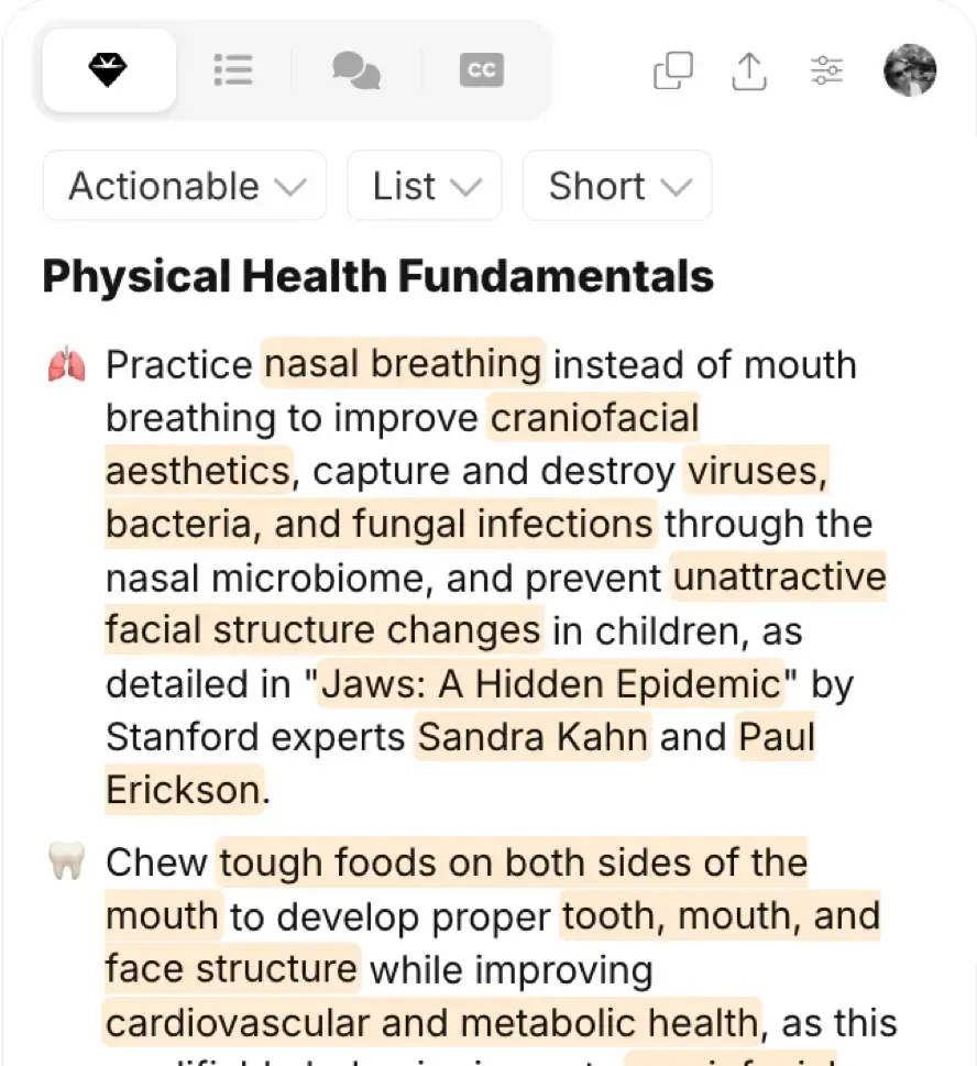 Eightify has no actionable to-dos
